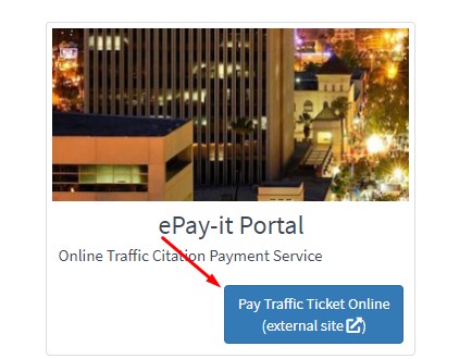 Pay Traffic Ticket Online button Riverside Courts California